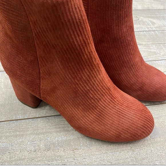 🔥Rag and Bone Drea Boot in Rust Suede - Picture 3 of 6